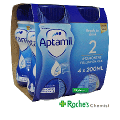 Aptamil 2 Follow On Milk Ready To Use 200ml x 12