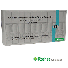 Artelac Preservative Free  - Single Dose Vials x 60 for dry eyes