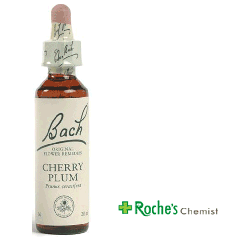 Bach Flower Remedies Cherry Plum 20ml - Fearfulness and Negative Feelings