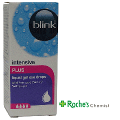 Blink Intensive Plus Liquid gel Eye drops 10ml