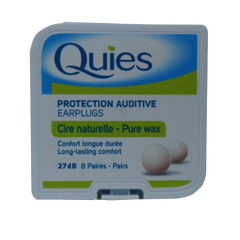Boules Quies Wax Ear Plugs x 8 pairs