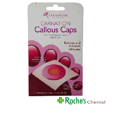 Carnation Callous Caps - 2 Medicated plasters
