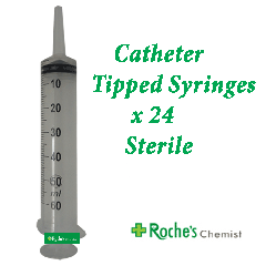 Catheter Tipped Syringes 60ml x 24 - Sterile