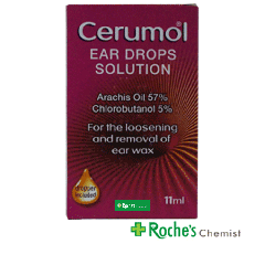 Cerumol Ear Drops 11ml - For Ear Wax removal