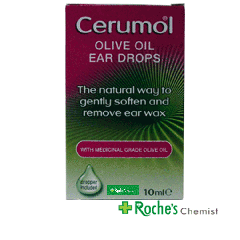Cerumol Olive Oil Ear Drops 10ml -  For ear wax removal