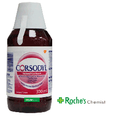 Corsodyl Aniseed Mouthwash x 300ml - Antiseptic mouthwash