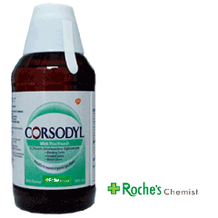 Corsodyl Mint Mouthwash x 300ml - Antiseptic mouthwash