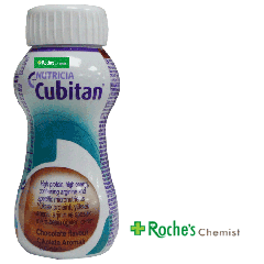 Cubitan Chocolate 200ml -  Nutrition for Wound healing