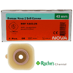Dansac Seals - Nova 2 Soft Convex 1443-25 x 5