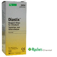 Diastix x 50 strips - Dipstick Urine Sugar Detection from Bayer