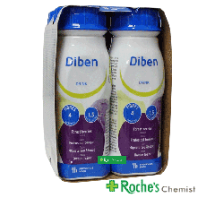 Diben Forest Berries 200ml x 4 -  Complete Nutrition for Diabetics