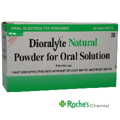 Dioralyte Sachets Natural X 20 - To replace salts after diarrhoea