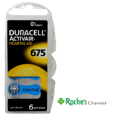Duracell 675 Hearing Aid Batteries Blue
