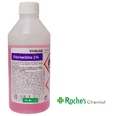 Ecolab Chlorhexidine 2% x 200ml - Chlorhexidine Skin Cleanser