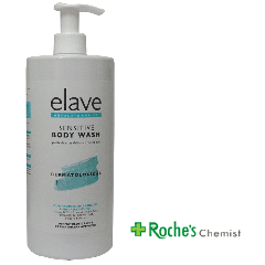 Elave Sensitive Body Wash x 1000ml - For Eczema and Dermatitis