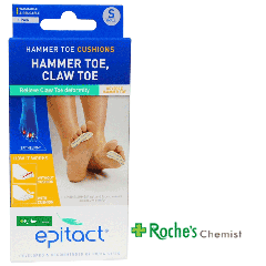 Epitact Hammer / Claw Toe Cushions 1 Pair - Small - For Reversing Hammer Toe