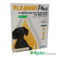 Fleaway Plus for Small Dogs x 1 - Spot on Solution
