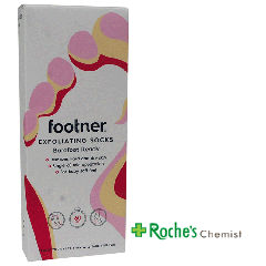 Footner Exfoliating Socks x 2 - Removes hard and dry skin
