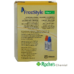 Freestyle Control Solution 2 x 4ml - High and Low Solutions 