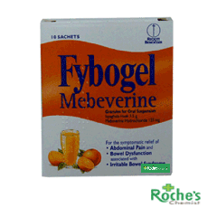 Fybogel Mebeverine sachets x 10 - For irritable bowel syndrome IBS