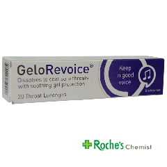 Gelorevoice Throat Lozenges x 20 - Blackcurrant - For reviving sore throats
