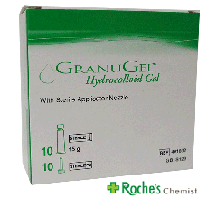 Granugel Hydrocolloid Gel 15g x 5 - Supplied with sterile nozzles
