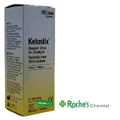 Ketostix Ketone Strips 50 - For Urine Testing