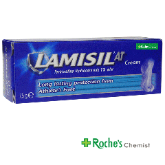 Lamisil AT Cream 7.5g for Athletes Foot 7.5g.