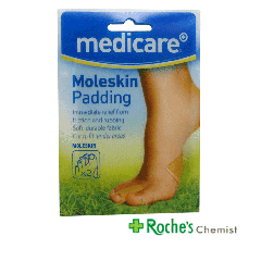 Medicare Moleskin Padding - 2 pieces