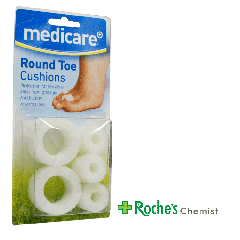 Medicare Round Toe Cushions Assorted