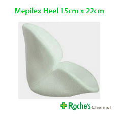 Mepilex Heel 15cm x 22cm x 5 dressings - Easy remove absorbant dressings