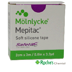 Mepitac Soft Silicone Tape 2cm x 3 metres