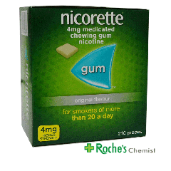 Nicorette 4mg Gum Original Flavour 210 pieces