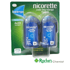Nicorette Cools 2mg Nicotine Lozenges 4 x 20