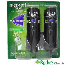 Nicorette Quickmist Twin Pack 2 x 150 sprays