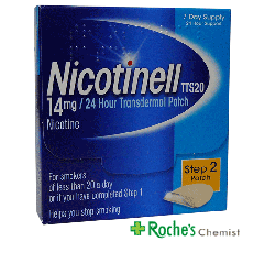 
Nicotinell Step 2 Nicotine Patches 14mg x 7 - For Stopping Smoking
