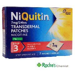 Niquitin Clear Step 3 -  7mg Patches x 7 for Stopping Smoking