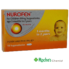 Nurofen Suppositories 60mg for Children x 10