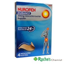 Nurofen Durance Ibuprofen Plasters x 4