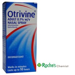 Otrivine Adult Spray nasal Spray 10ml Blue