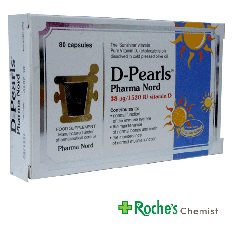 PharmaNord D-Pearls x 80 capsules