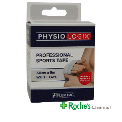 Physiologix Professional Sports Tape 7.5cm x 5m - White