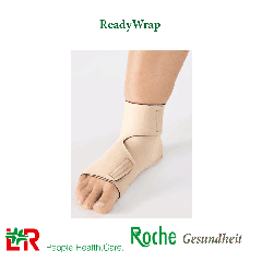 ReadyWrap Adjustable Compression Garment with Velcro Straps for Chronic Oedema - Foot