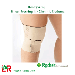 ReadyWrap Adjustable Compression Garment with Velcro Straps for Chronic Oedema - Knee