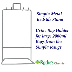Simpla Metal Night Stand for Urine Bags by Coloplast