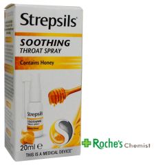 Strepsils Soothing Throat Spray with Honey 20ml