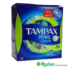 Tampax Pearl Compak Super x 18