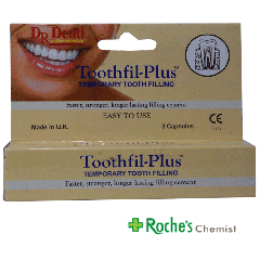 Dr Denti Toothfil PLUS - Temporary Tooth Filling x 3