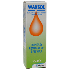 Waxsol Ear Drops 10ml by Meda