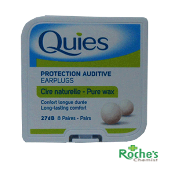 boules quies wax ear plugs x 8 pairs reduce noise roches chemist